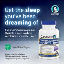 Carusos Super Magnesium Glycinate + Sleep 50 Capsules