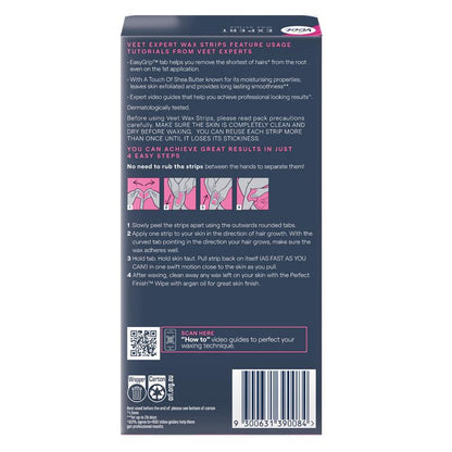 Veet Expert Cold Wax Leg & Body 20 Pack