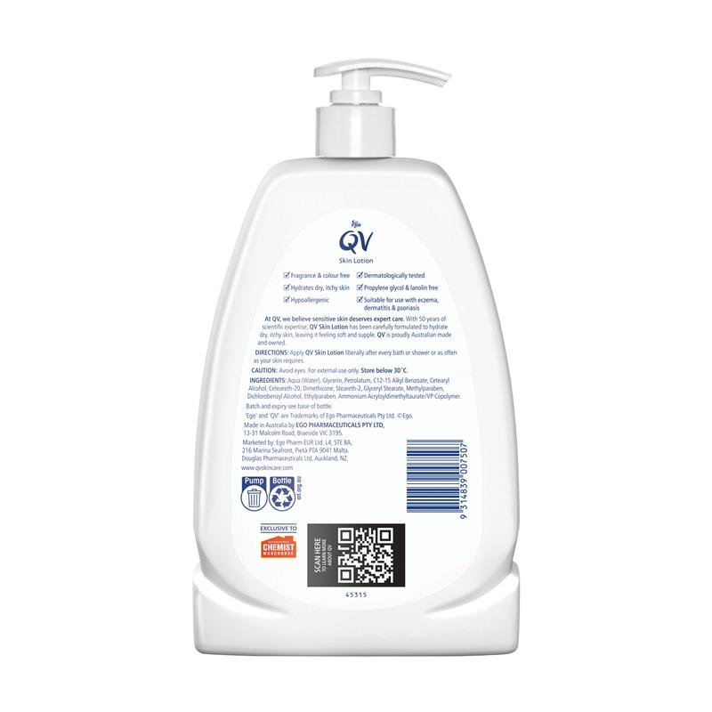 QV Skin Lotion 1.25L