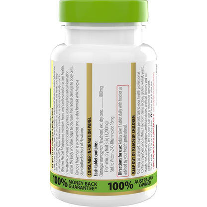 Carusos One a Day Hawthorn 60 Tablets