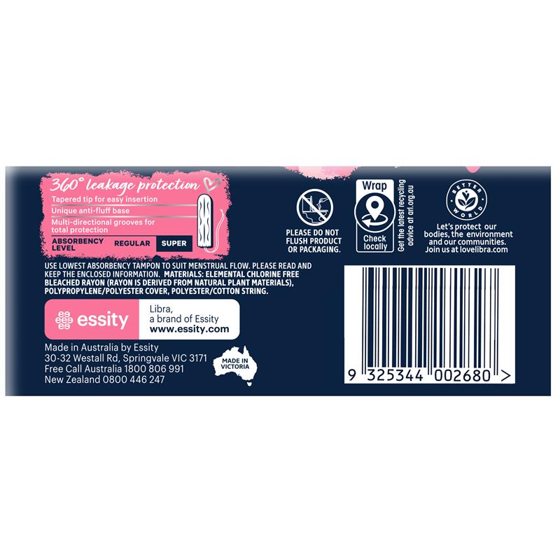 Libra Tampons Super 16