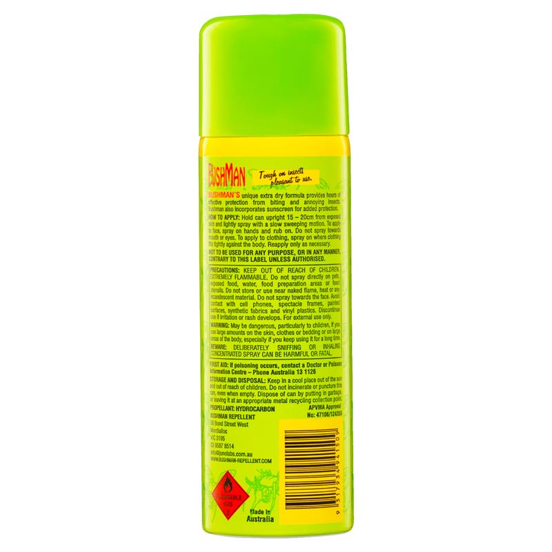 Bushman Plus 20% Deet Insect Repellent Aerosol 150g