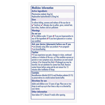 Visine Allergy Eye Drops 15mL - GimmeNow