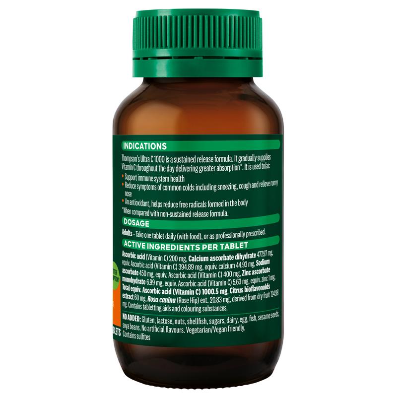 Thompson's Ultra C 1000mg 60 Tablets