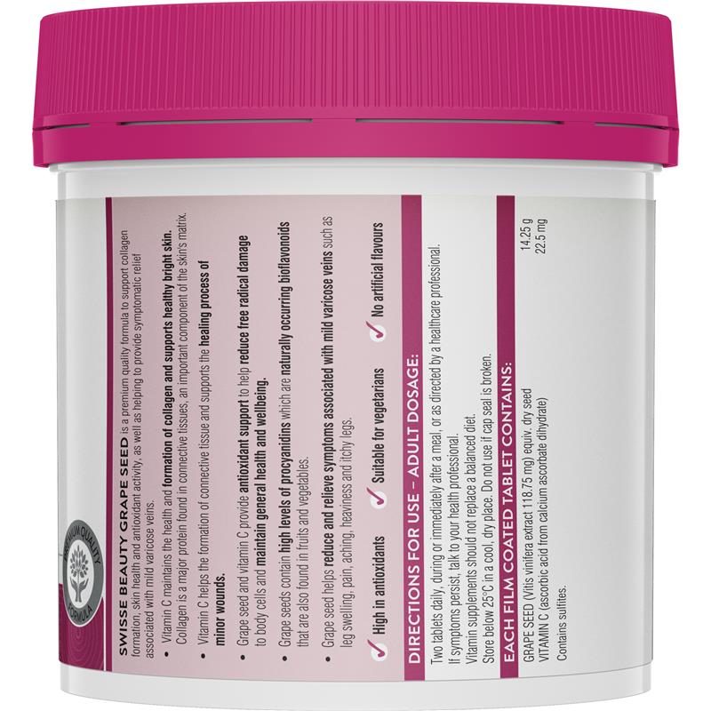 Swisse Ultiboost Grape Seed 14250mg 300 Tablets