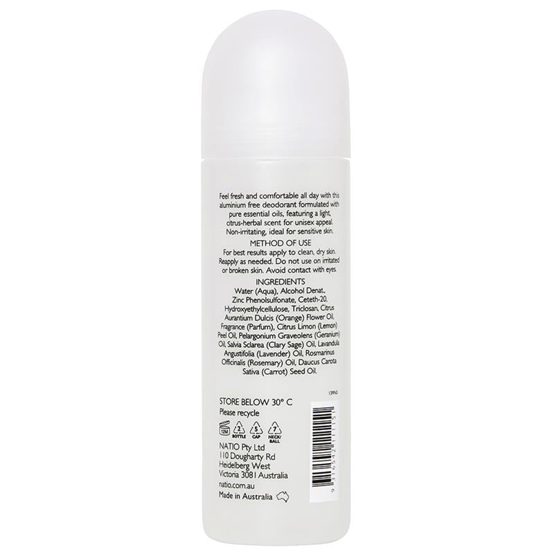 Natio Aromatherapy Aluminium Free Roll-On Deodorant 100ml