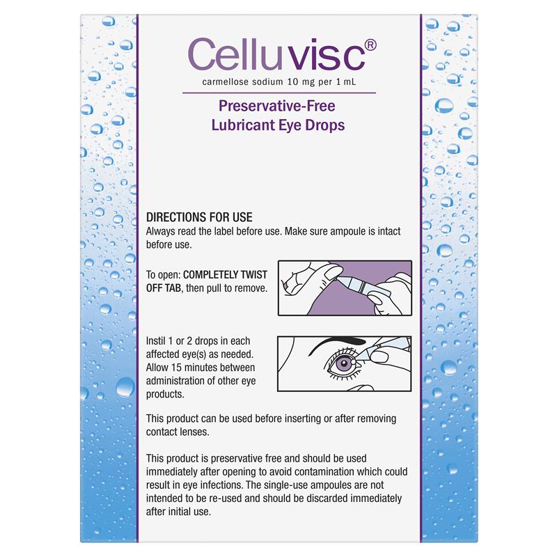 Celluvisc Eye Drops 30 x 0.4mL