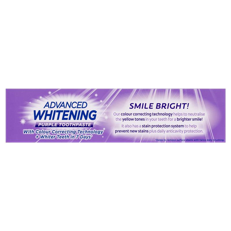 Colgate Toothpaste Advanced Whitening Purple 120g