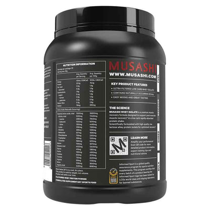 Musashi Whey Isolate Chocolate 900g