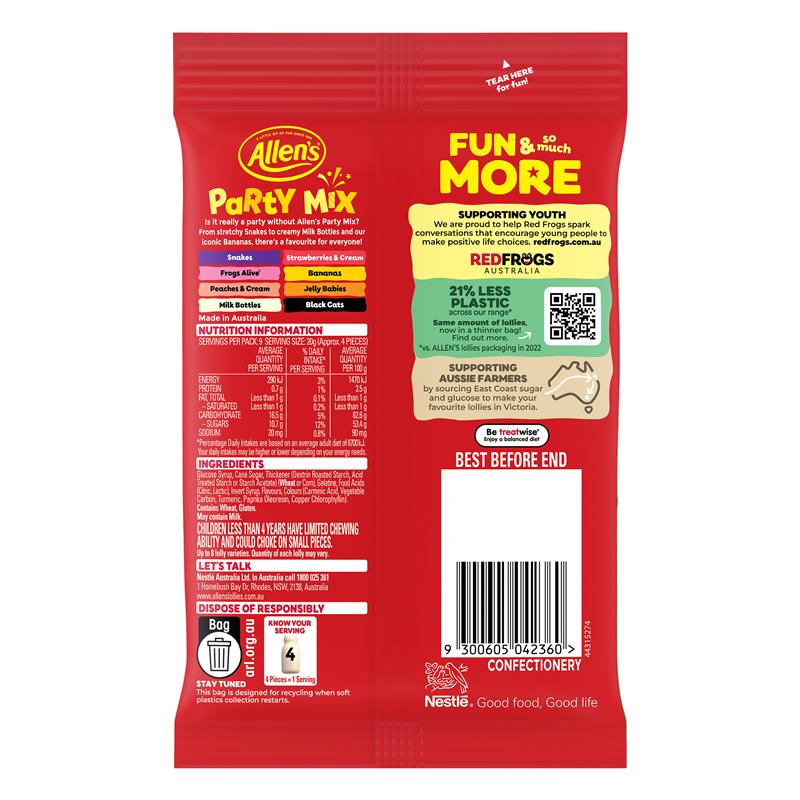 Allens Party Mix 190g