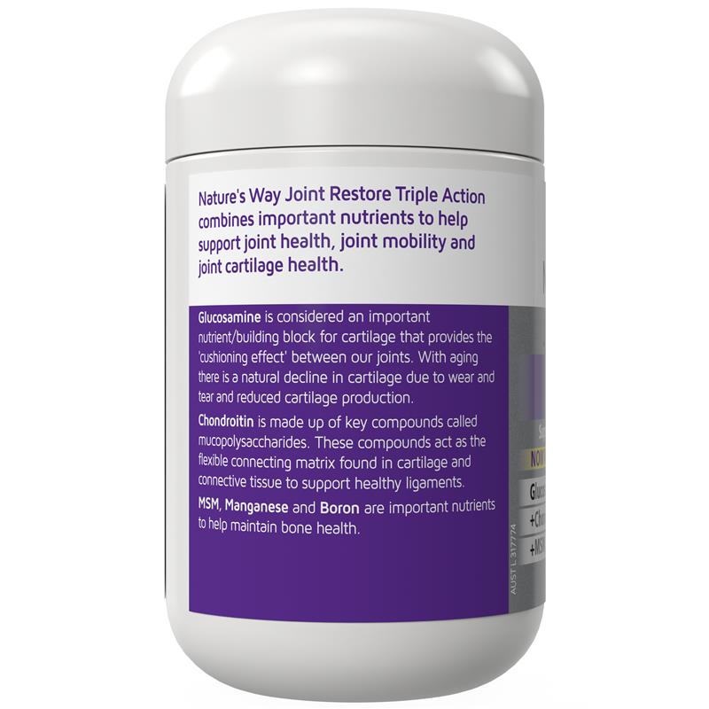 Nature's Way Joint Restore Triple Action 120 Tablets