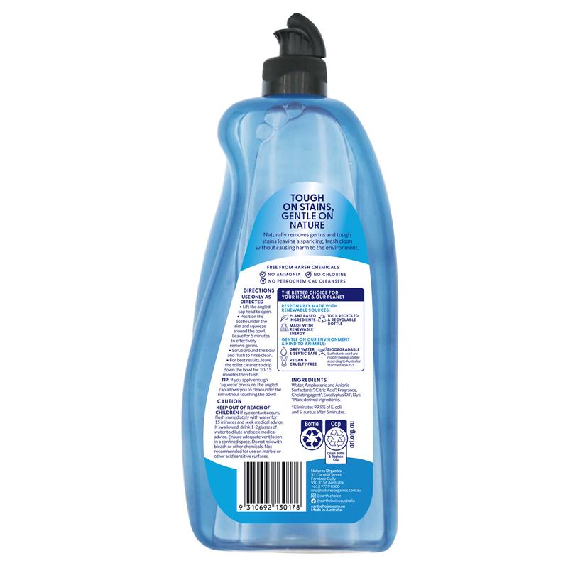 Earth Choice Toilet Cleaner Aqua Fresh 750ml