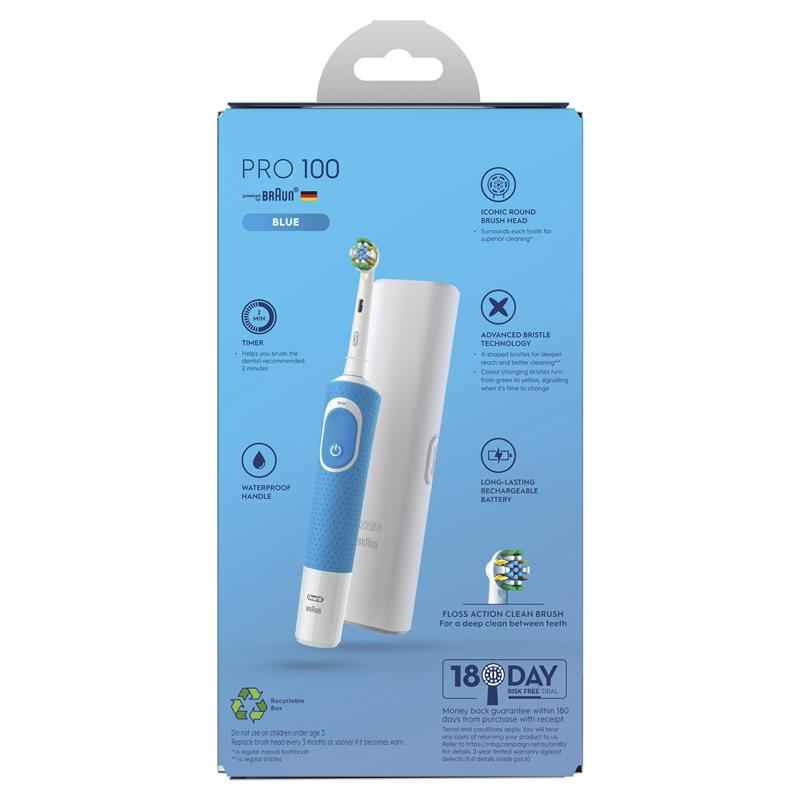 Oral B Power Toothbrush Pro 100 Floss Action