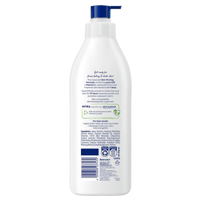 NIVEA Q10 + Vitamin C Firming Body Lotion 400ml