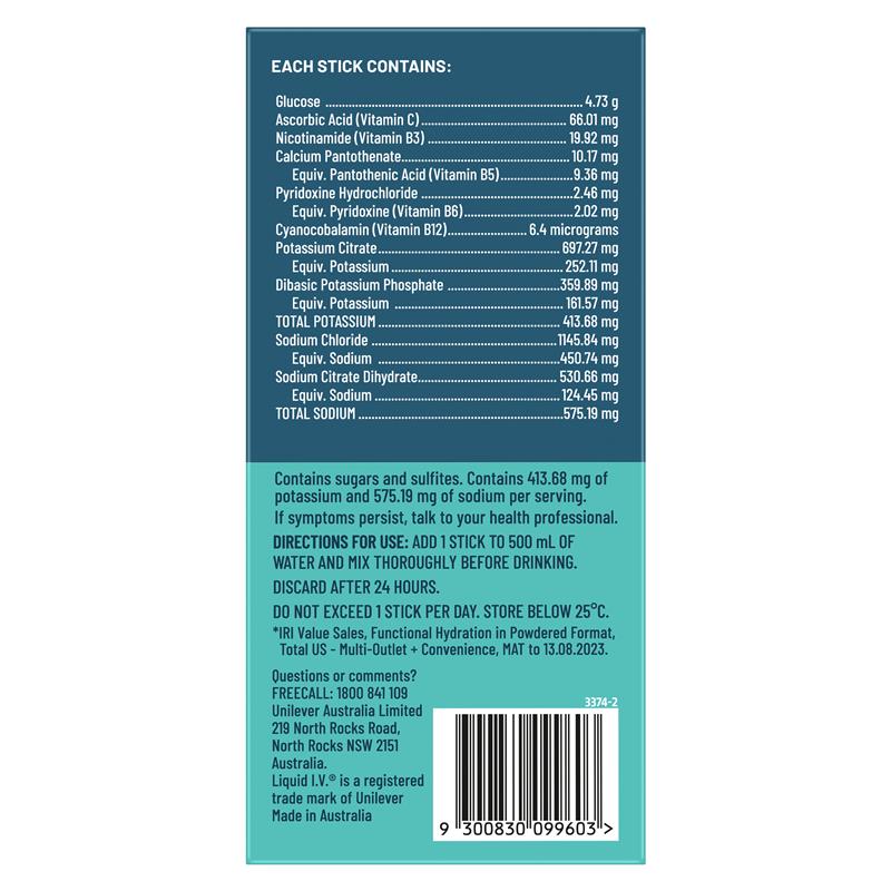 Liquid I.V. Hydration Watermelon 10 Sachets