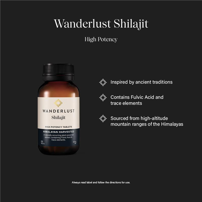 Wanderlust Shilajit 120 Tablets