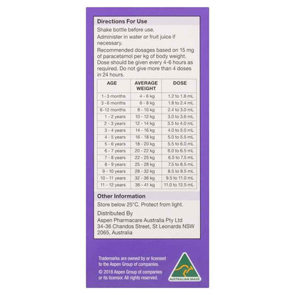 Dymadon for Kids Orange 2 years - 12 years 200mL