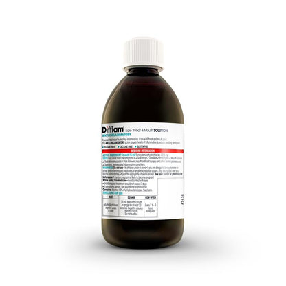 Difflam Sore Throat Anti-inflammatory Gargle 500ml