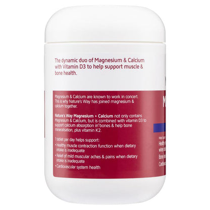 Nature's Way Magnesium Plus Calcium 150 Tablets