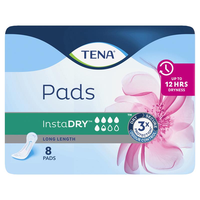 Tena Pads InstaDry 8 Pack