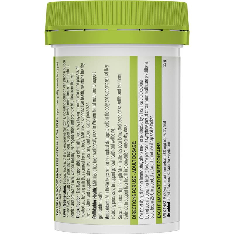 Swisse Milk Thistle 35000mg 60 Tablets