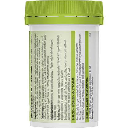 Swisse Milk Thistle 35000mg 60 Tablets