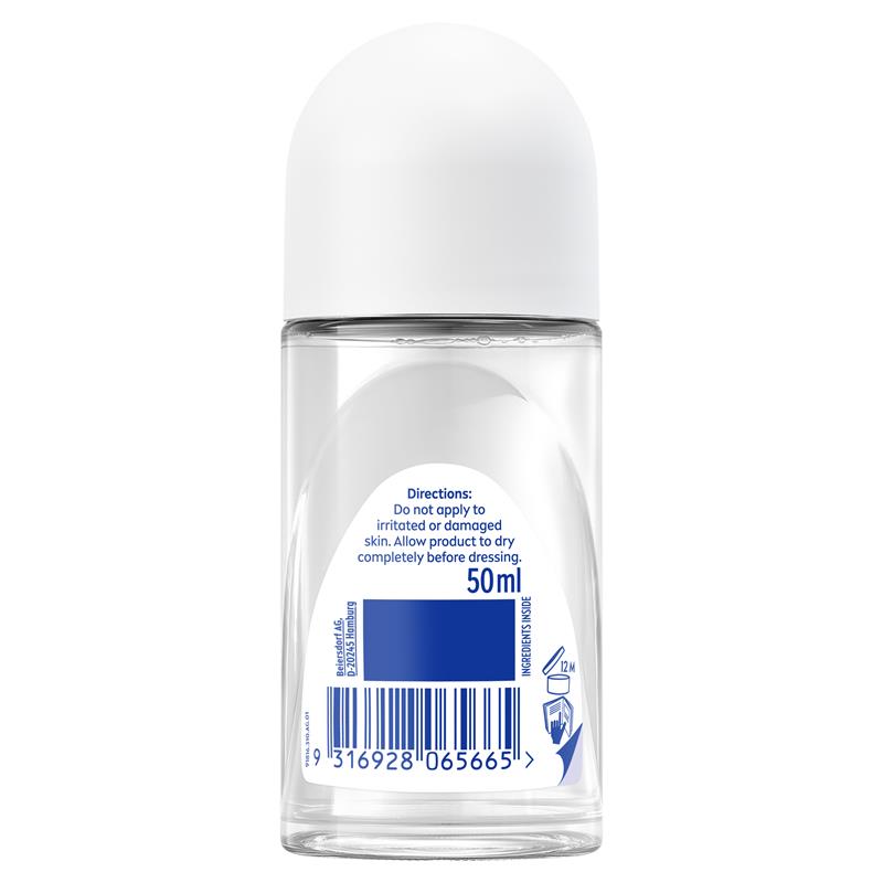 NIVEA Women Deodorant Roll On Black & White Authentic 50ml