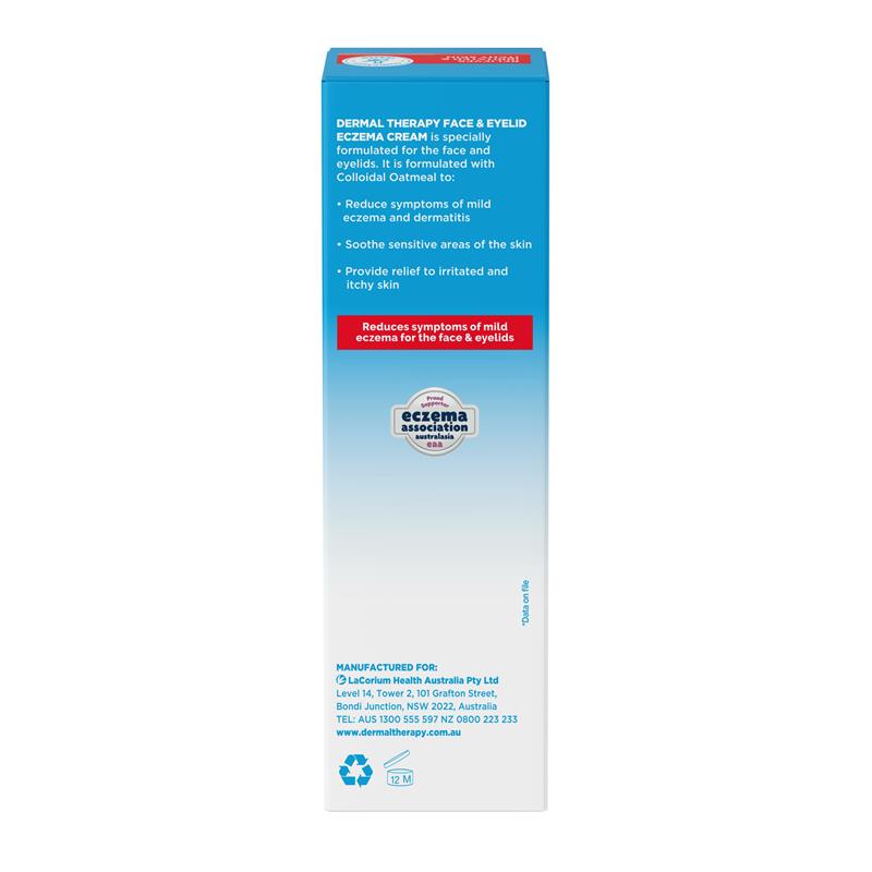 Dermal Therapy Face & Eyelid Eczema Cream 40g