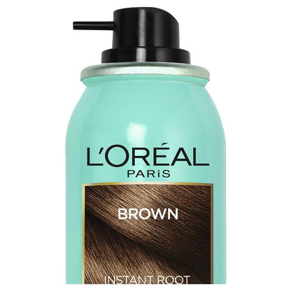 L'Oreal Paris Magic Retouch Temporary Root Concealer Spray - Brown(Instant Grey Hair Coverage)