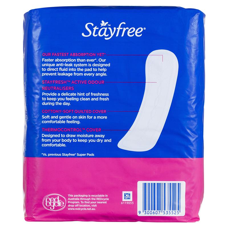 Stayfree Super Pads 18 Pack