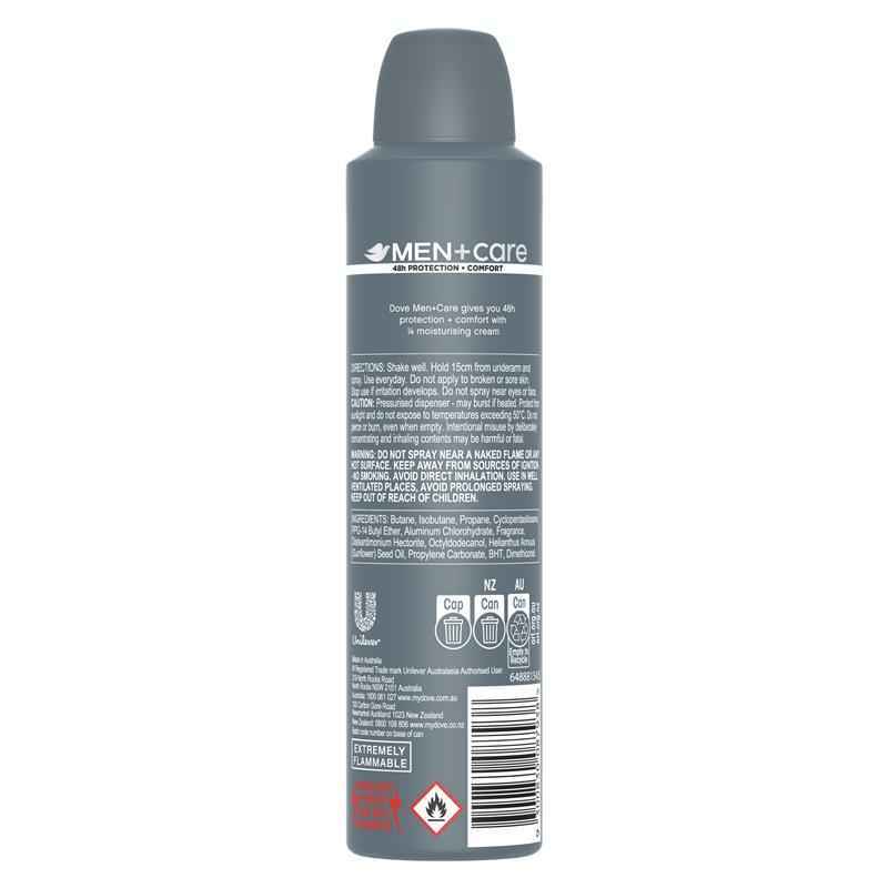 DOVE MEN + Care Antiperspirant Base Stain Defence 250ml