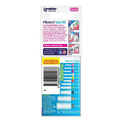 Piksters Interdental Brushes Size 00 Pink 10 Pack