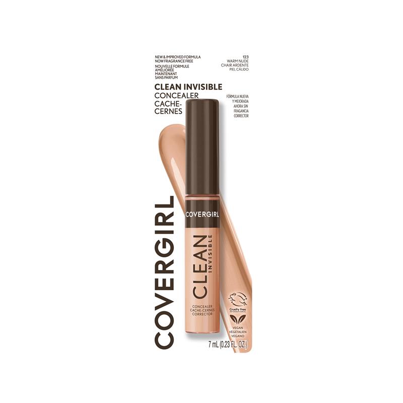 Covergirl Clean Invisible Concealer 123 Warm Nude 7ml