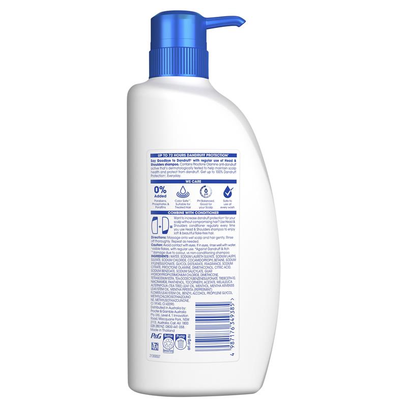 Head & Shoulders Refreshing Tea Tree Shampoo 600ml