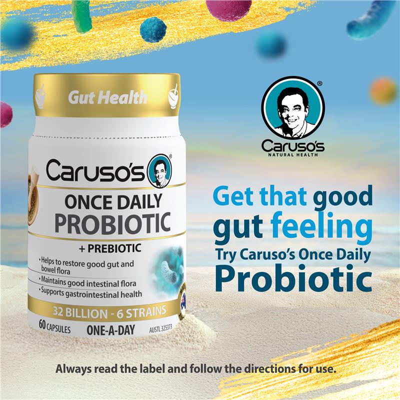 Carusos Probiotic Once Daily 60 Capsules