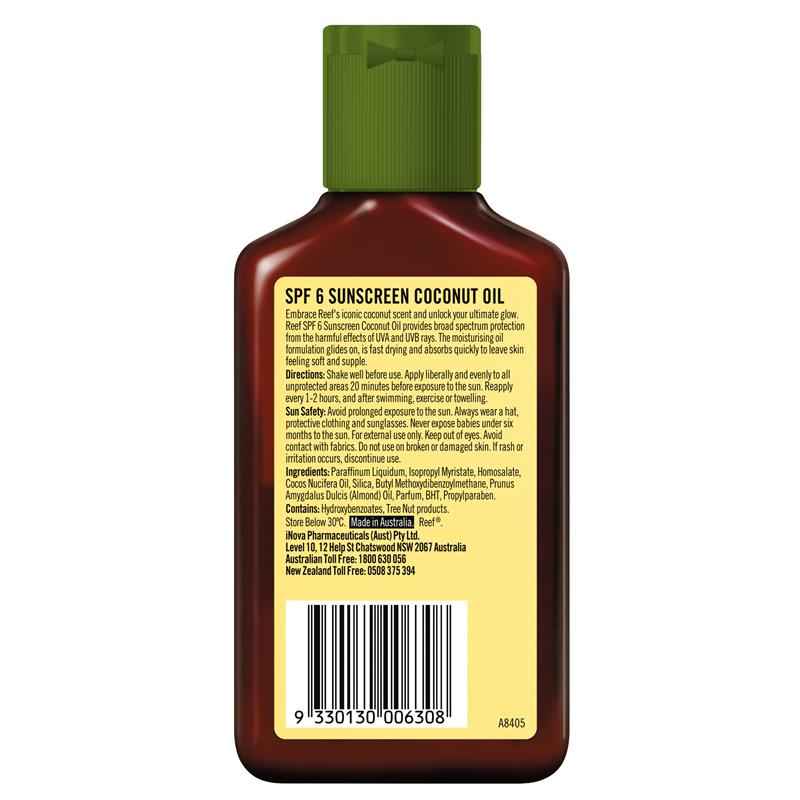 Reef Coconut Oil SPF 6+ 125ml