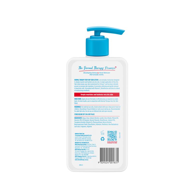 Dermal Therapy Very Dry Skin Lotion 500ml