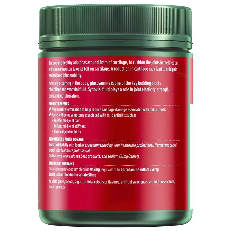 Nature's Own Glucosamine Sulfate With Chondroitin 320 Tablets