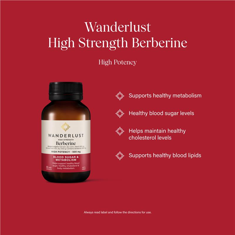 Wanderlust Berberine 60 Capsules