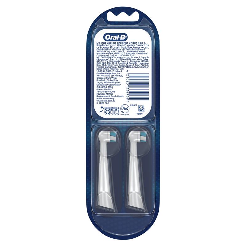 Oral B Power Toothbrush iO Ultimate Clean Refills White 2 Pack - GimmeNow