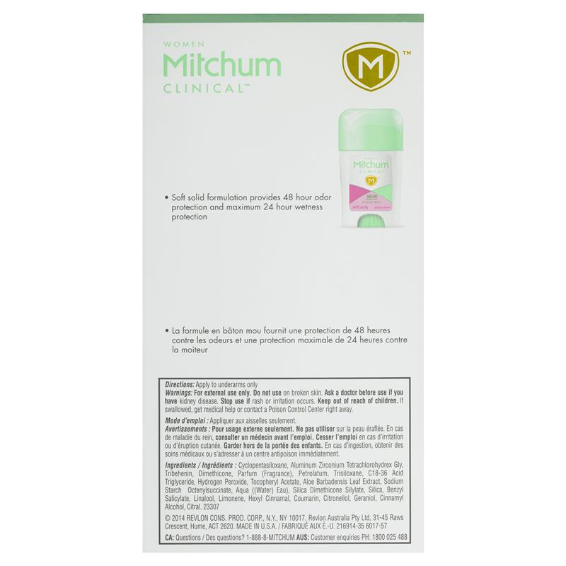 Mitchum for Women Clinical Deodorant Powder Fresh Stick 45g - GimmeNow
