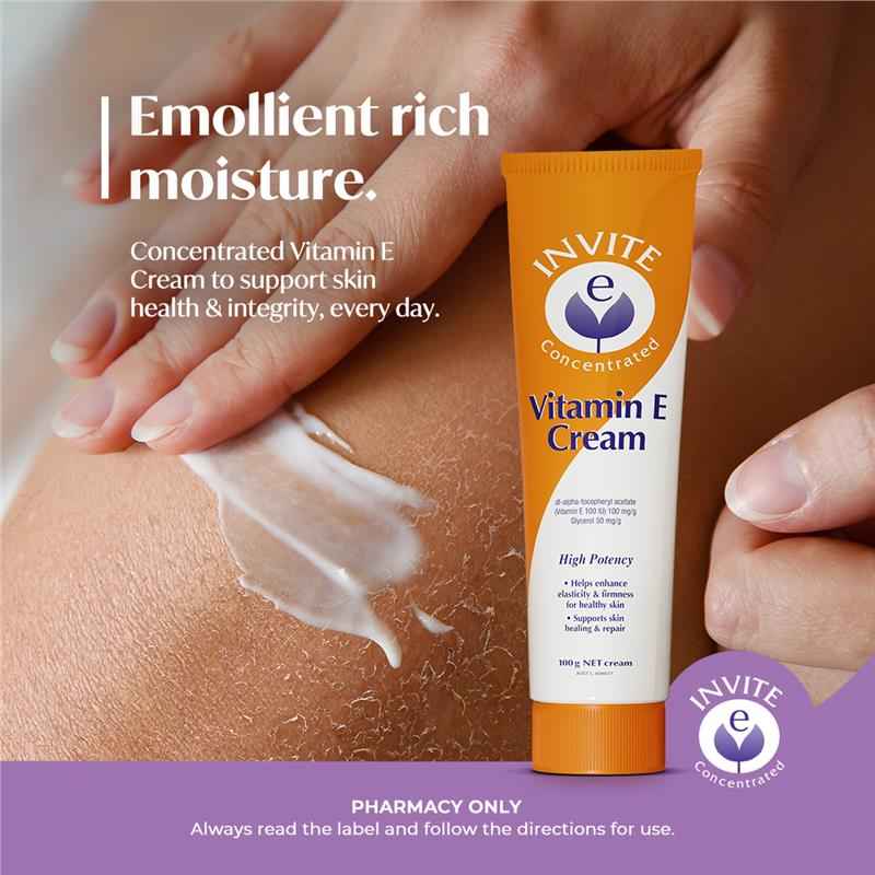 Invite E Vitamin E Cream 100g