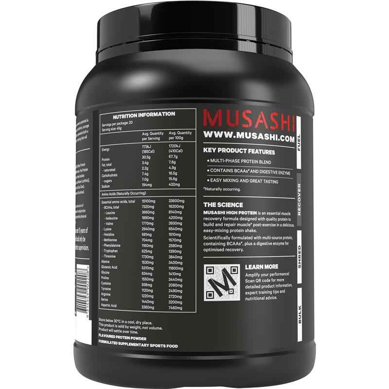 Musashi High Protein Vanilla 900g