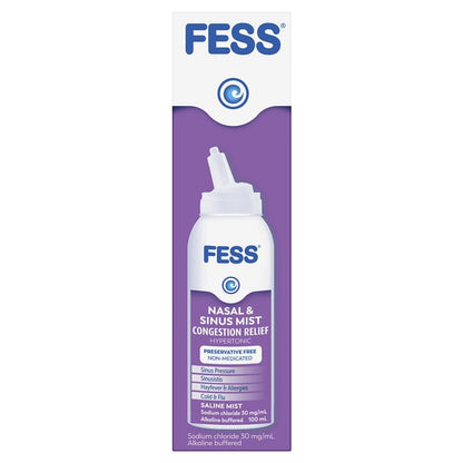 Fess Nasal & Sinus Saline Mist 100ml - GimmeNow