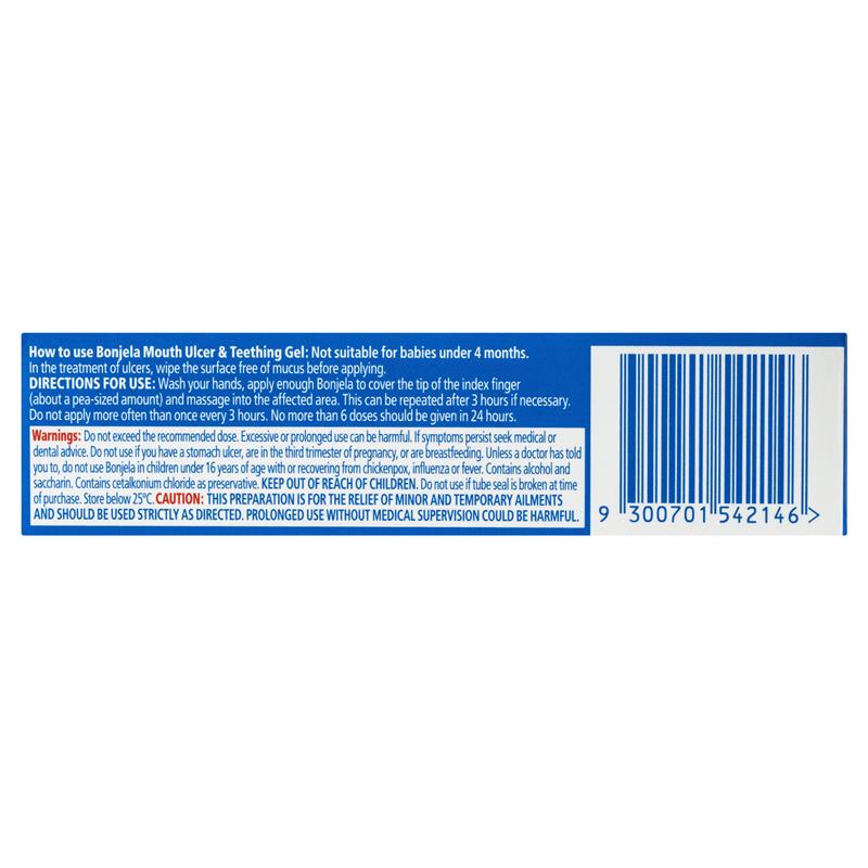 Bonjela Mouth Ulcer and Teething Gel 15g