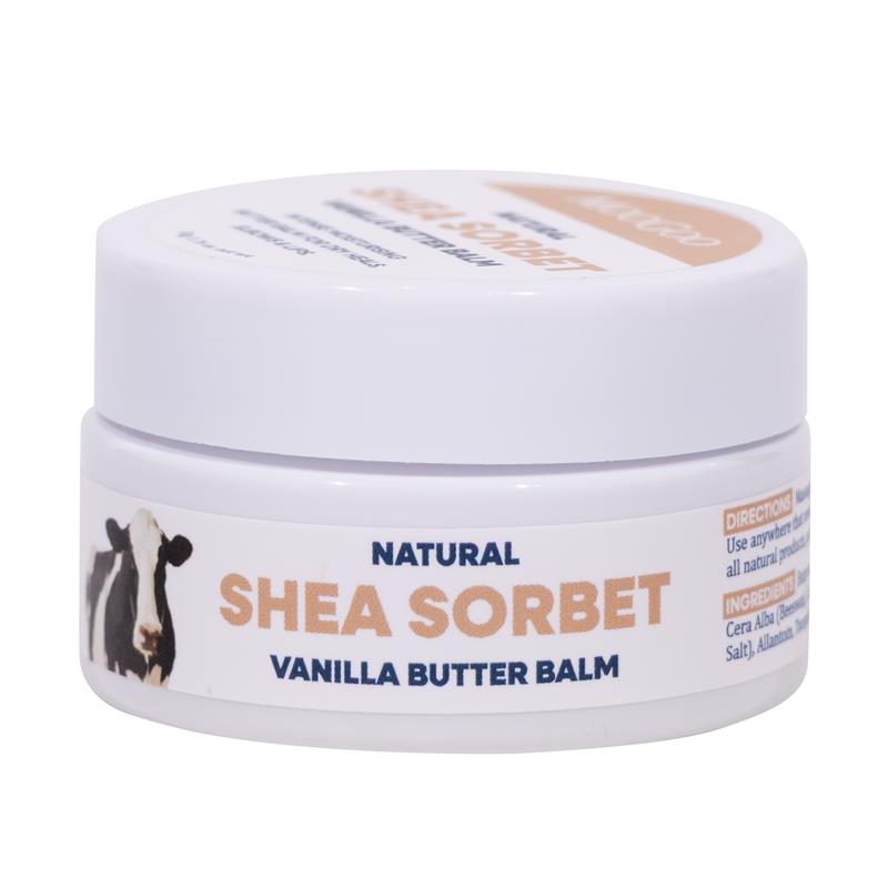 MooGoo Natural Shea Sorbet Intense Moisturising Vanilla Butter Balm 50g