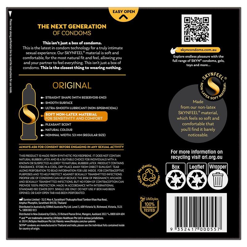 SKYN Original Condoms 40 Pack