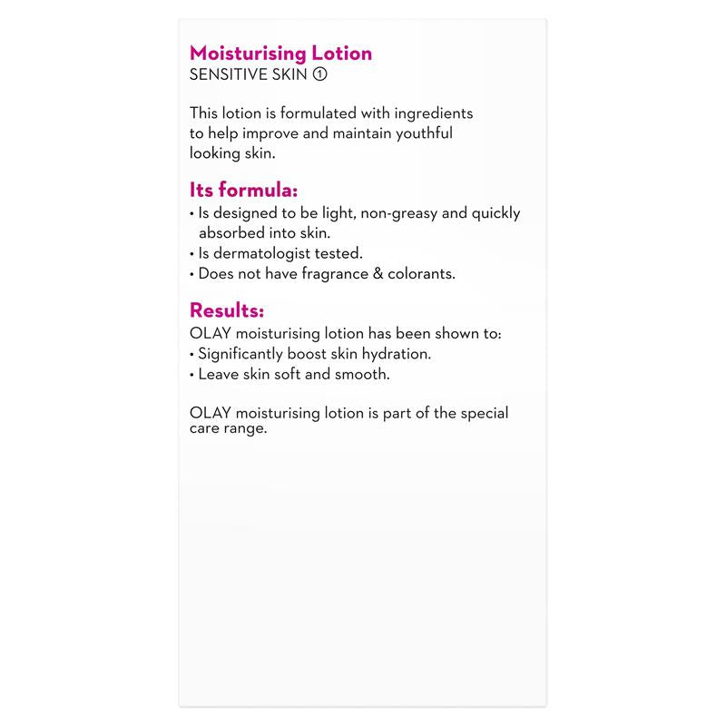 Olay Moisturising Lotion Sensitive 150mL