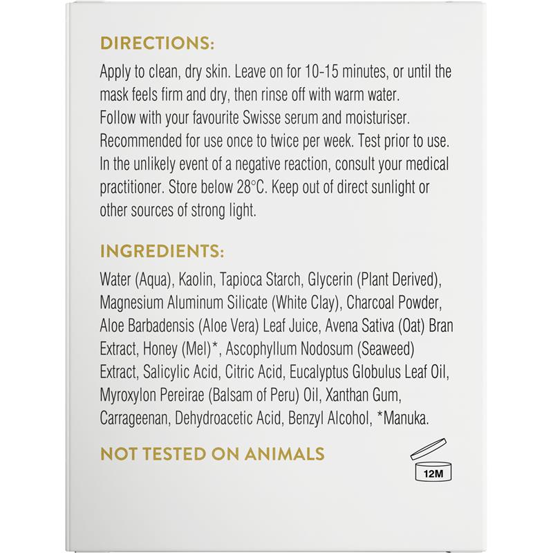 Swisse Skincare Manuka Honey Detoxifying Facial Clay Mask 70g