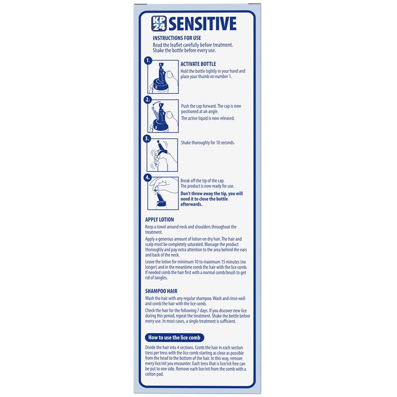 KP 24 Sensitive + Comb 100ml